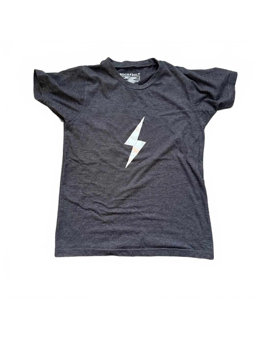 Bruce Bolt Youth Small Short Sleeve Casual T-Shirt with Lightning Bolt Graphic